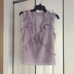 Gianni Bini Tops - Gianni Bini Lavender Ruffle Top Gianni Bini Tops - Gianni Bini Lavender Ruffle Top